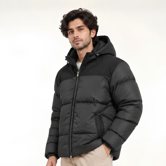 Kotrai Classic Bomber Jacket with Removable Hood