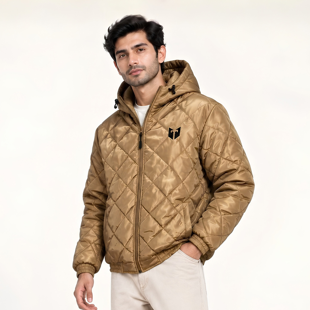 Sand Edge Puffer Jacket