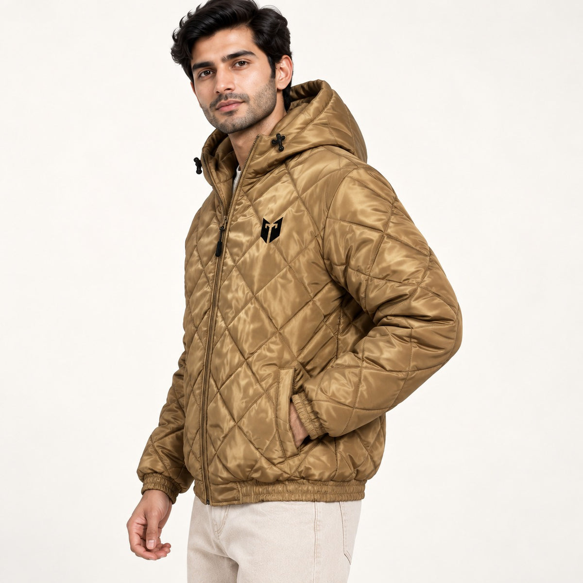 Sand Edge Puffer Jacket
