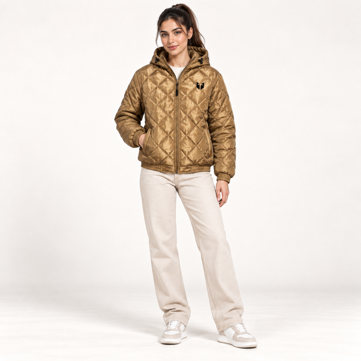 Sand Edge Puffer Jacket