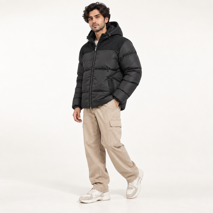 Kotrai Classic Bomber Jacket with Removable Hood