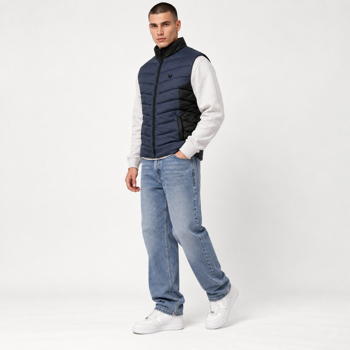 DuoTone Sleeveless Padded Jacket