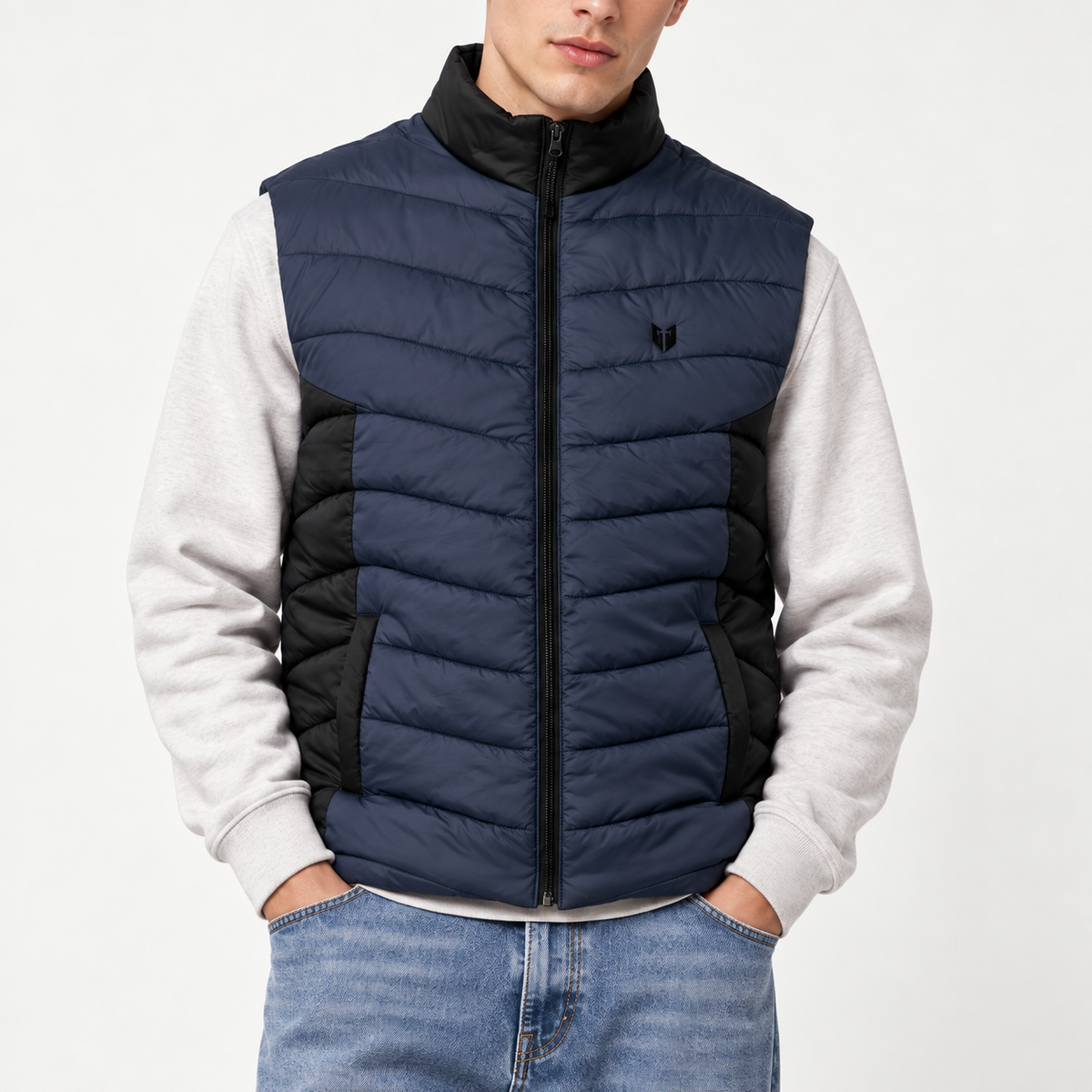 DuoTone Sleeveless Padded Jacket