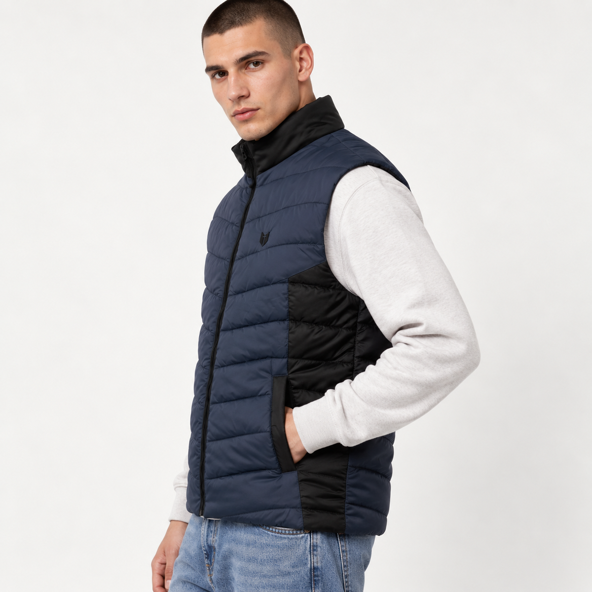 DuoTone Sleeveless Padded Jacket