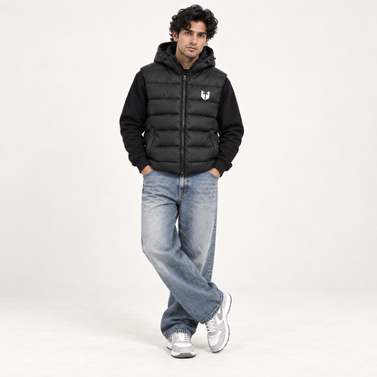 Black Padded Puffer Jacket