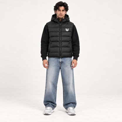 Black Padded Puffer Jacket