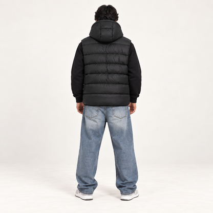 Black Padded Puffer Jacket