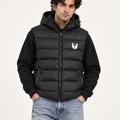 Black Padded Puffer Jacket
