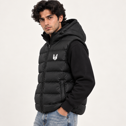Black Padded Puffer Jacket