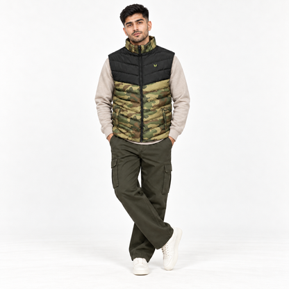 Army Camo Puffer Jacket