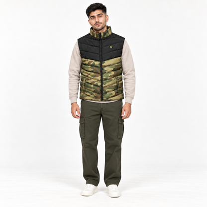 Army Camo Puffer Jacket