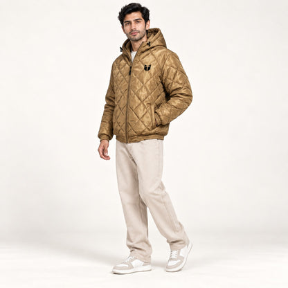 Sand Edge Puffer Jacket