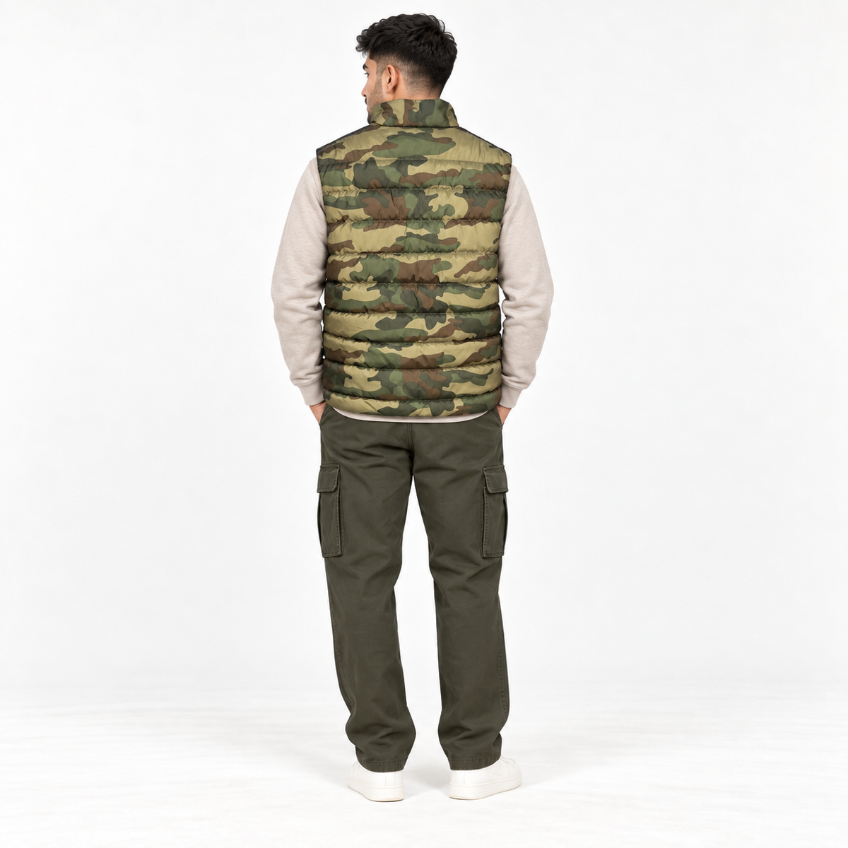 Army Camo Puffer Jacket