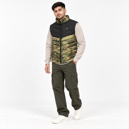Army Camo Puffer Jacket