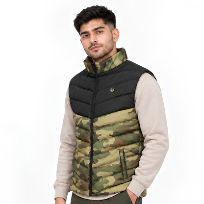 Army Camo Puffer Jacket