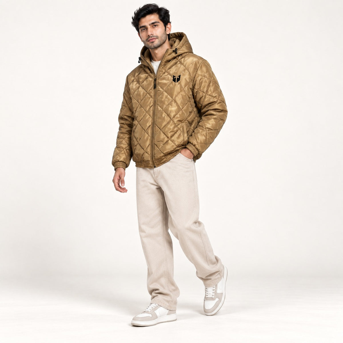 Sand Edge Puffer Jacket