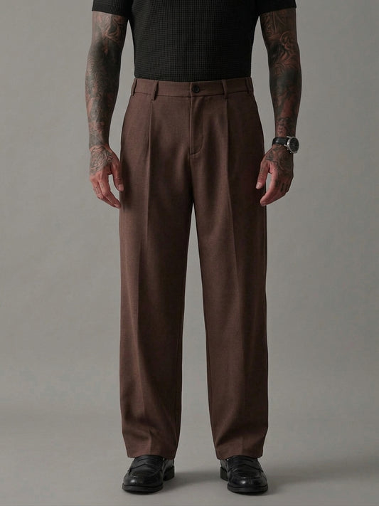 Lee Min Pants WideLeg SpandexDry - Chocolate
