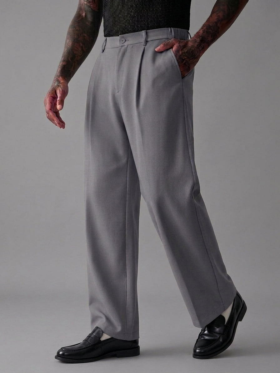 Lee Min Pants WideLeg SpandexDry - Charcoal