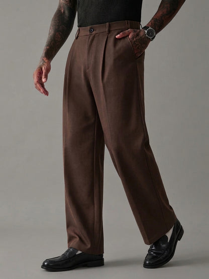 Lee Min Pants WideLeg SpandexDry - Chocolate